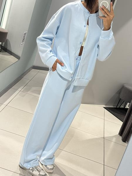 Костюм спорт Comod (M-L) 8595 l.blue (деми)