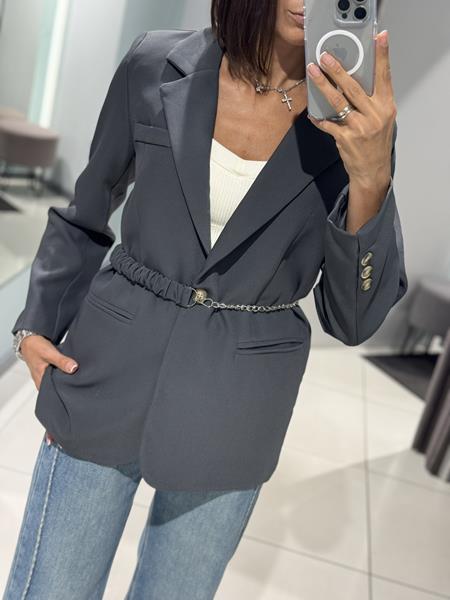 Пиджак Comod (M-L) 8829 grey (деми)