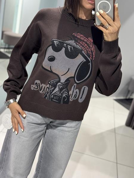 Свитер Comod (one size) 923 brown (деми)