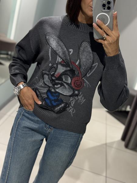 Свитер Comod (one size) CM13 d.grey (деми)