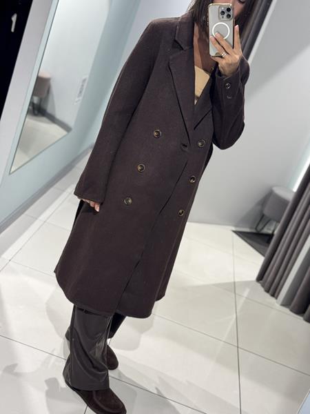 Пальто Comod (S-M) H1891 brown (деми)