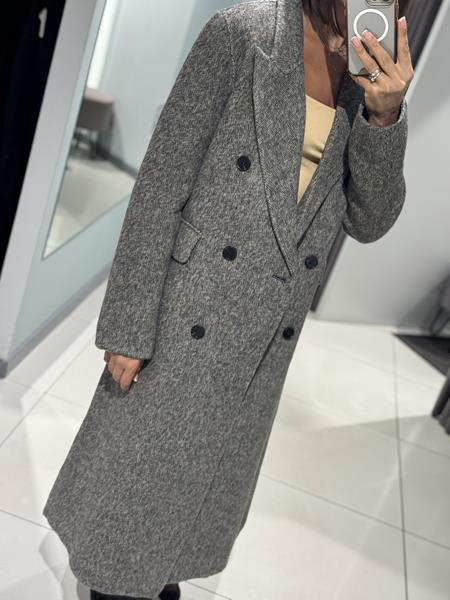 Пальто Comod (S-M) H1896 grey (деми)