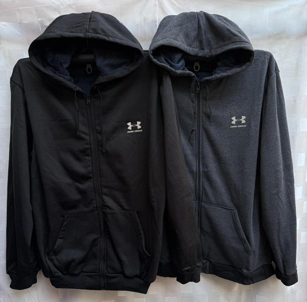 Кофта спорт Shon (56-64) S1284 black (зима)