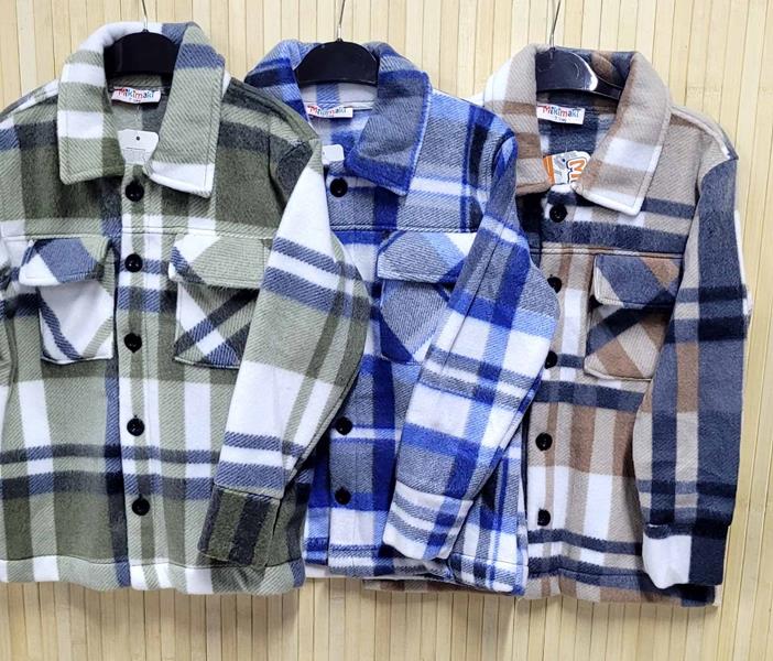 Рубашка Miki Maki (7-11) MM398 blue-beige (деми)