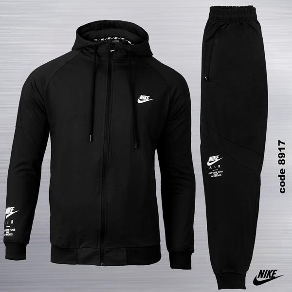 Костюм спорт AZT (S-2XL) 8917-1 black (деми)