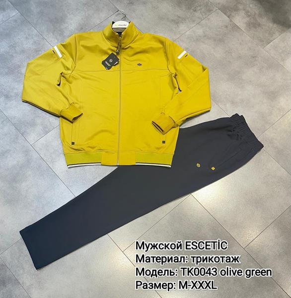 Костюм спорт AZT (M-3XL) TK0043 olive (деми)