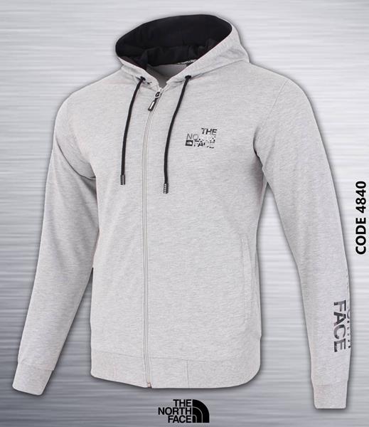 Кофта спорт AZT (2XL-6XL) 4840-1 l.grey (деми)