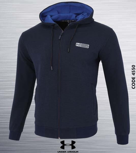Кофта спорт AZT (S-2XL) 4550-1 navy (деми)