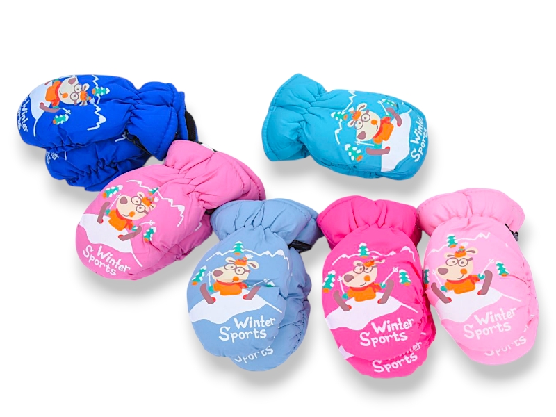 Варежки КОРОЛЕВА (2-4) C10 mix (зима)