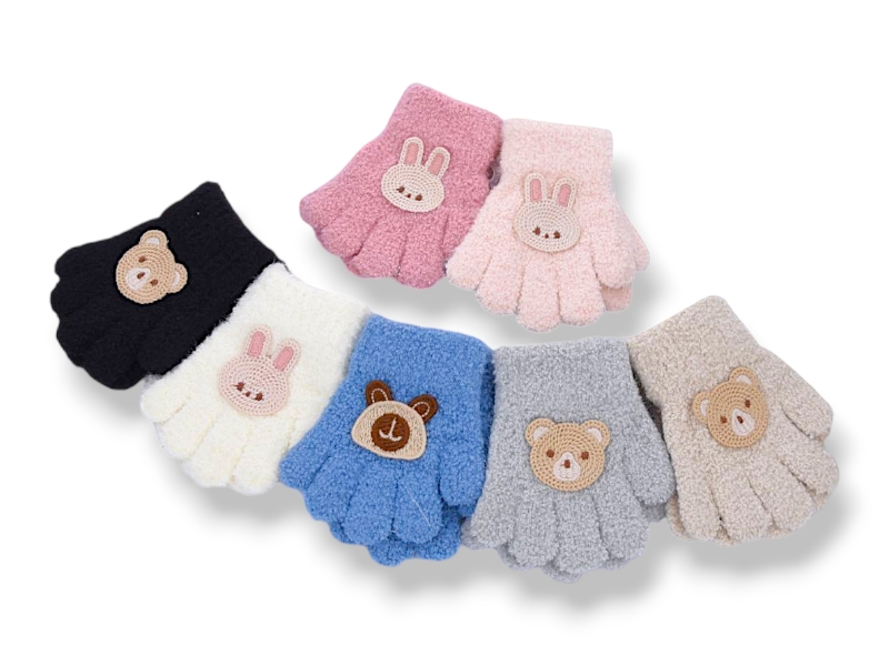 Перчатки КОРОЛЕВА (1-3) 5201 mix (зима)