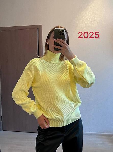 Свитер FSN (42-48) 2025 yellow (зима)