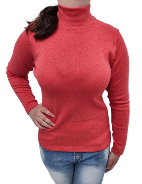 Гольф ALIA (S-3XL) 3118 coral байка (зима)