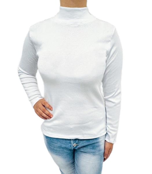 Гольф ALIA (S-3XL) 3128 white байка (зима)