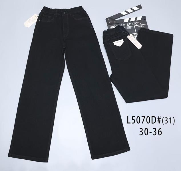 Джинсы Vindassion (30-36) 5070 black (деми)