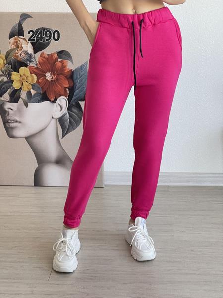 Штаны спорт FSN (46-52) 2490 crimson (зима)