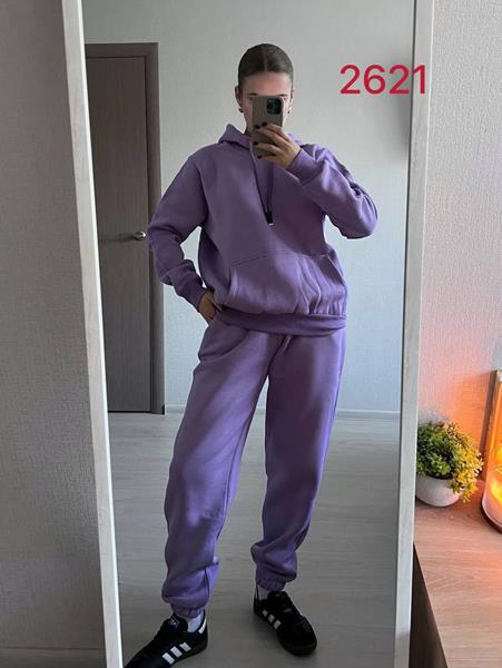 Костюм спорт FSN (46-52) 2621 lilac (зима)