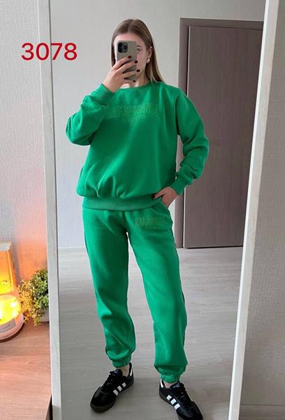 Костюм спорт FSN (42-48) 3078 green (зима)