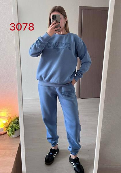 Костюм спорт FSN (42-48) 3078 l.blue (зима)