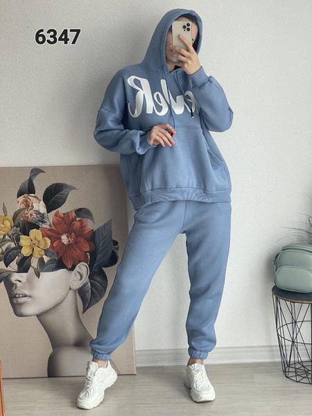 Костюм спорт FSN (46-52) 6347 l.blue (зима)