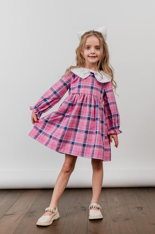 Платье Moda school (92-116) 7303 pink (деми)