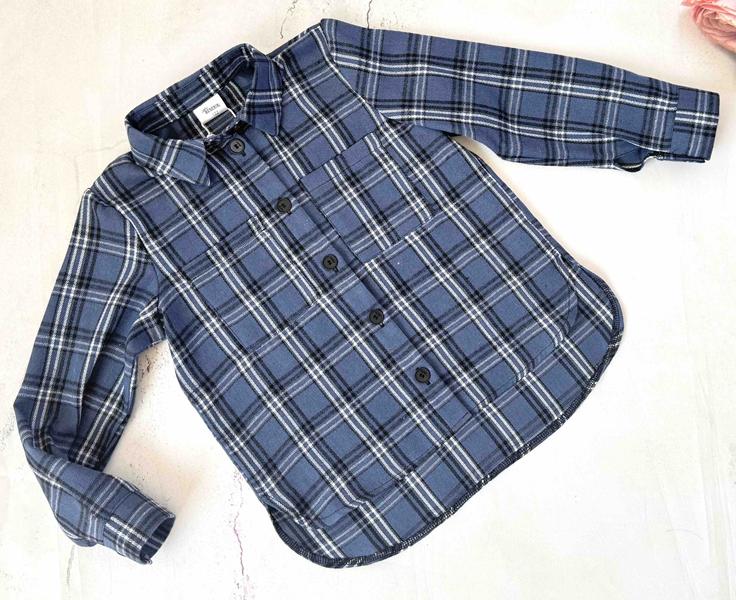 Рубашка Moda school (122-152) 8560 blue (деми)