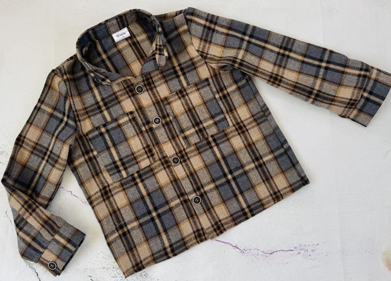 Рубашка Moda school (98-116) 8560-1 beige (деми)