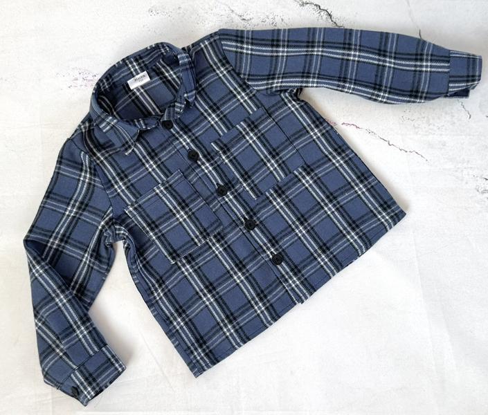 Рубашка Moda school (98-116) 8560-1 d.blue (деми)