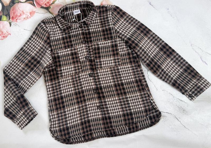 Рубашка Moda school (122-152) 8565 brown (деми)