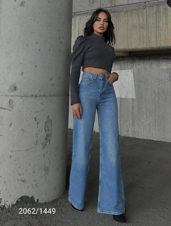 Джинсы Jeans Style (34-40) 2062-1449 blue (деми)