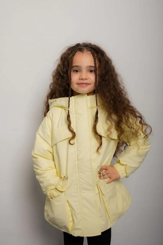 Куртка Moda school (110-164) M180 yellow (зима)