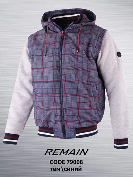 Куртка AZT (M-3XL) 79008 navy (деми)