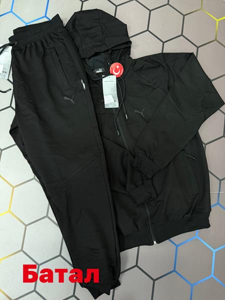 Костюм спорт Alex Clothes (2XL-6XL) 4974 black (деми)