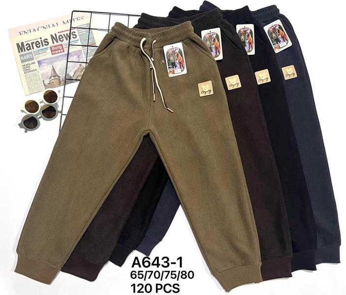 Штаны спорт АнЯ (65-80) 643-1 mix (зима)