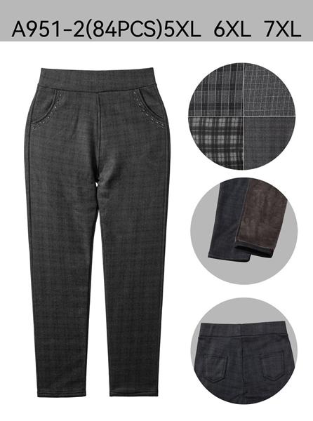 Штаны АнЯ (5XL-7XL) 951-1 mix (зима)