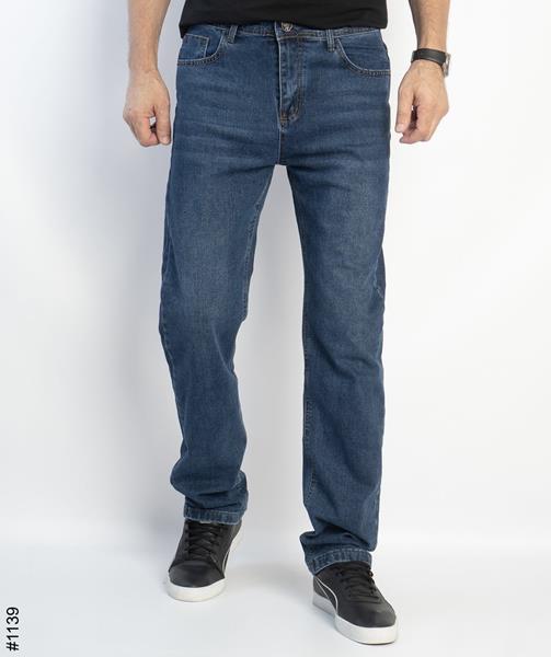 Джинсы Basanjiu (32-38) 1139 blue (деми)