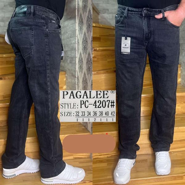 Джинсы Pagalee (32-42) PC4207 black (деми)