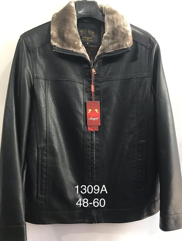 Куртка LiOpt (48-60) 1309A black-brown (зима)