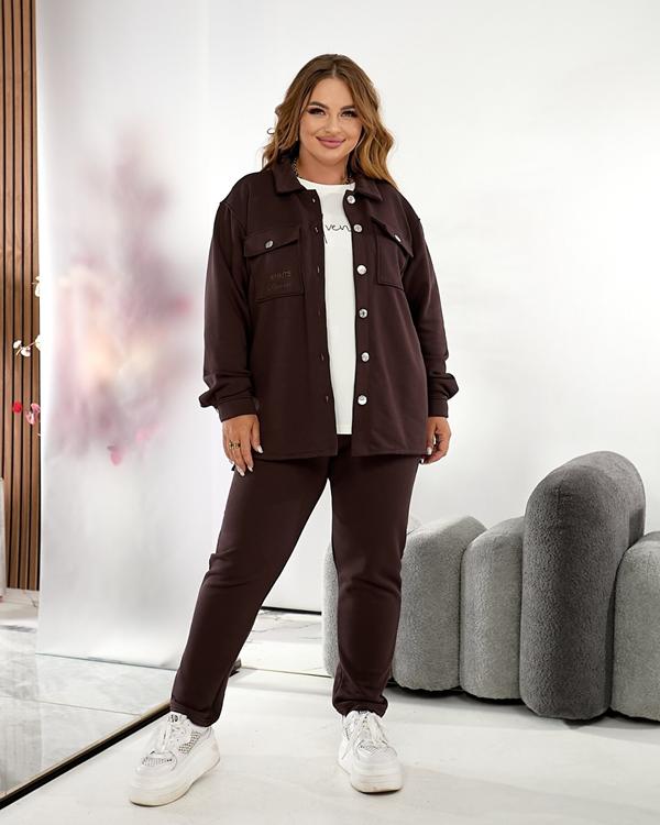 Костюм спорт OSKA (46-52) 4061 brown (зима)