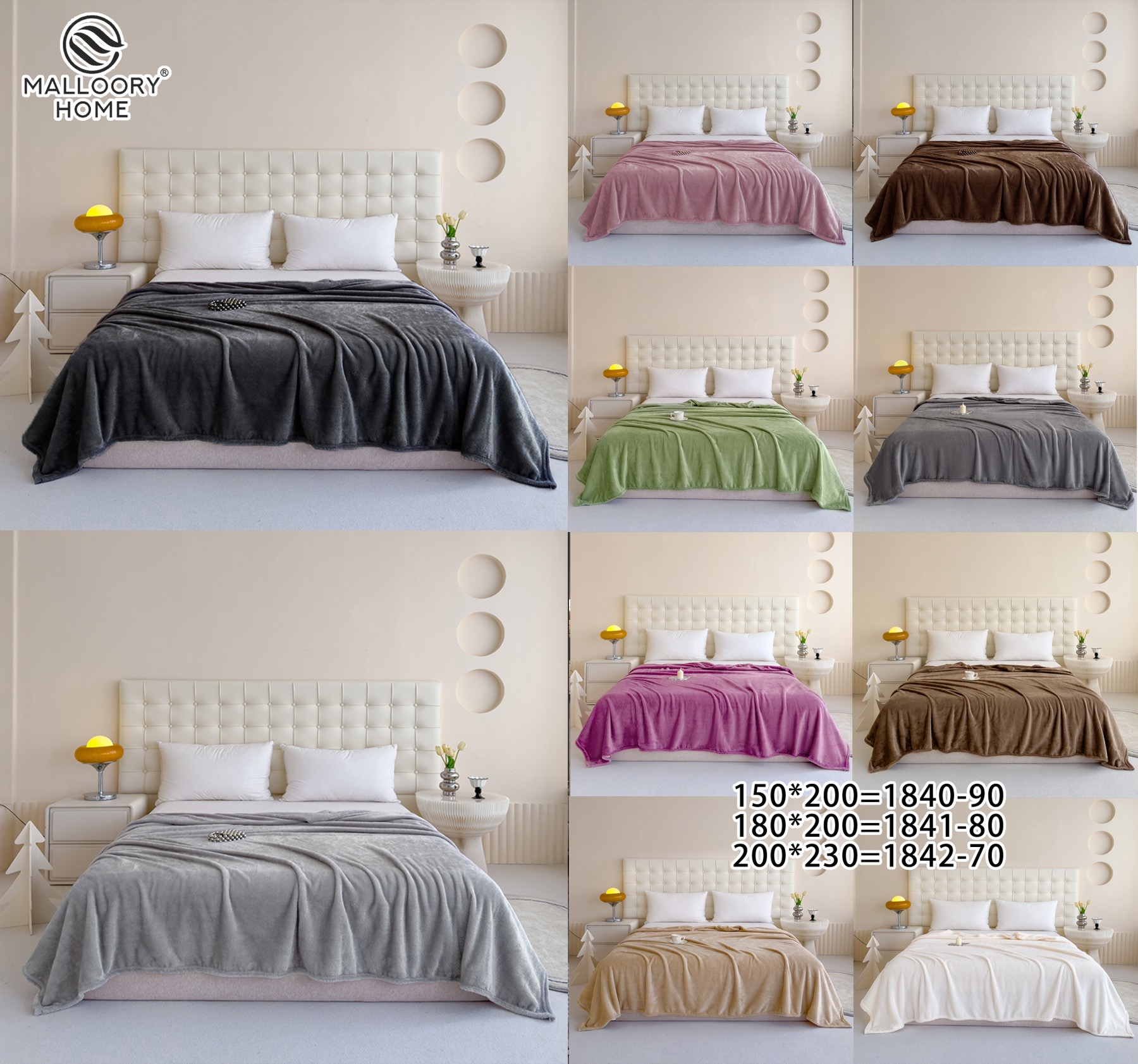 Покрывало Mallory (180*200) 1841-80 (деми)