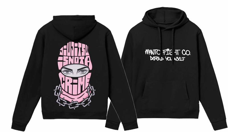 Худи Madoka (M-3XL) 1179 black (деми)