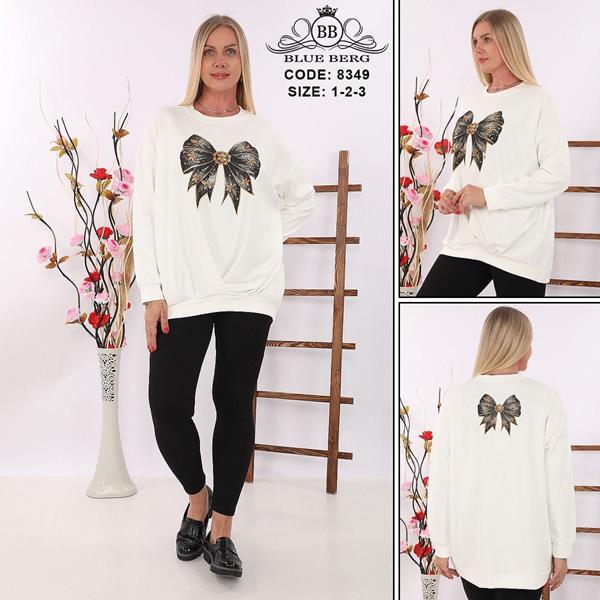 Свитер Julia (54-58) 8349 white (деми)