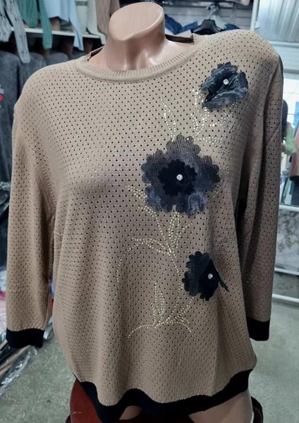 Свитер Julia (50-52) JL2 beige (деми)