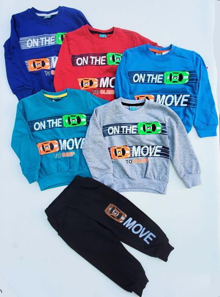 Костюм спорт Meloria (2-5) ML2177 grey (деми)