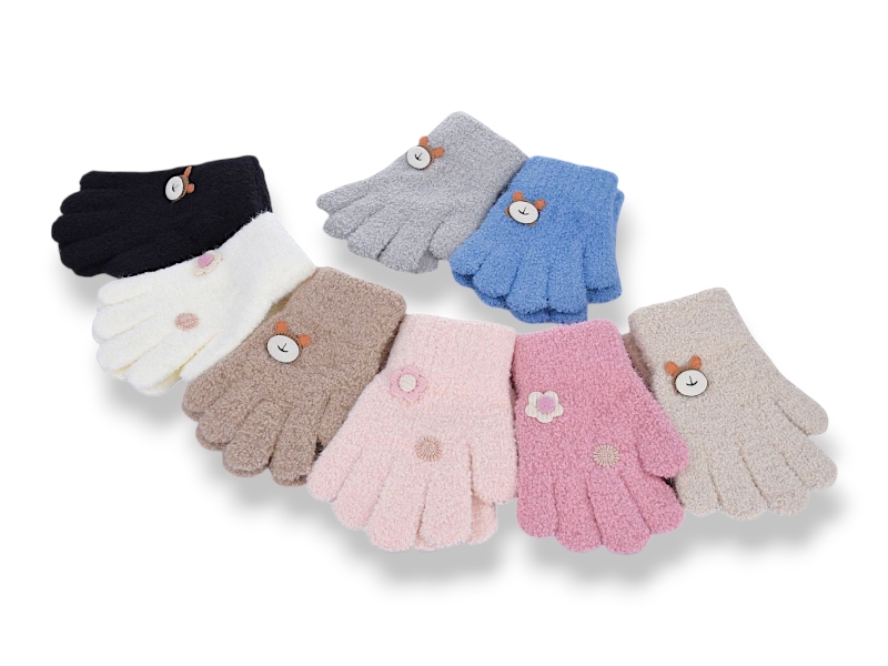 Перчатки KH clothes (1-3) 5204 mix (зима)