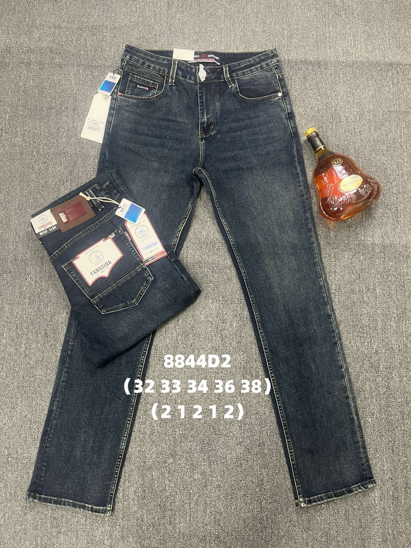 Джинсы God Baron (32-38) 8844D2 blue (деми)