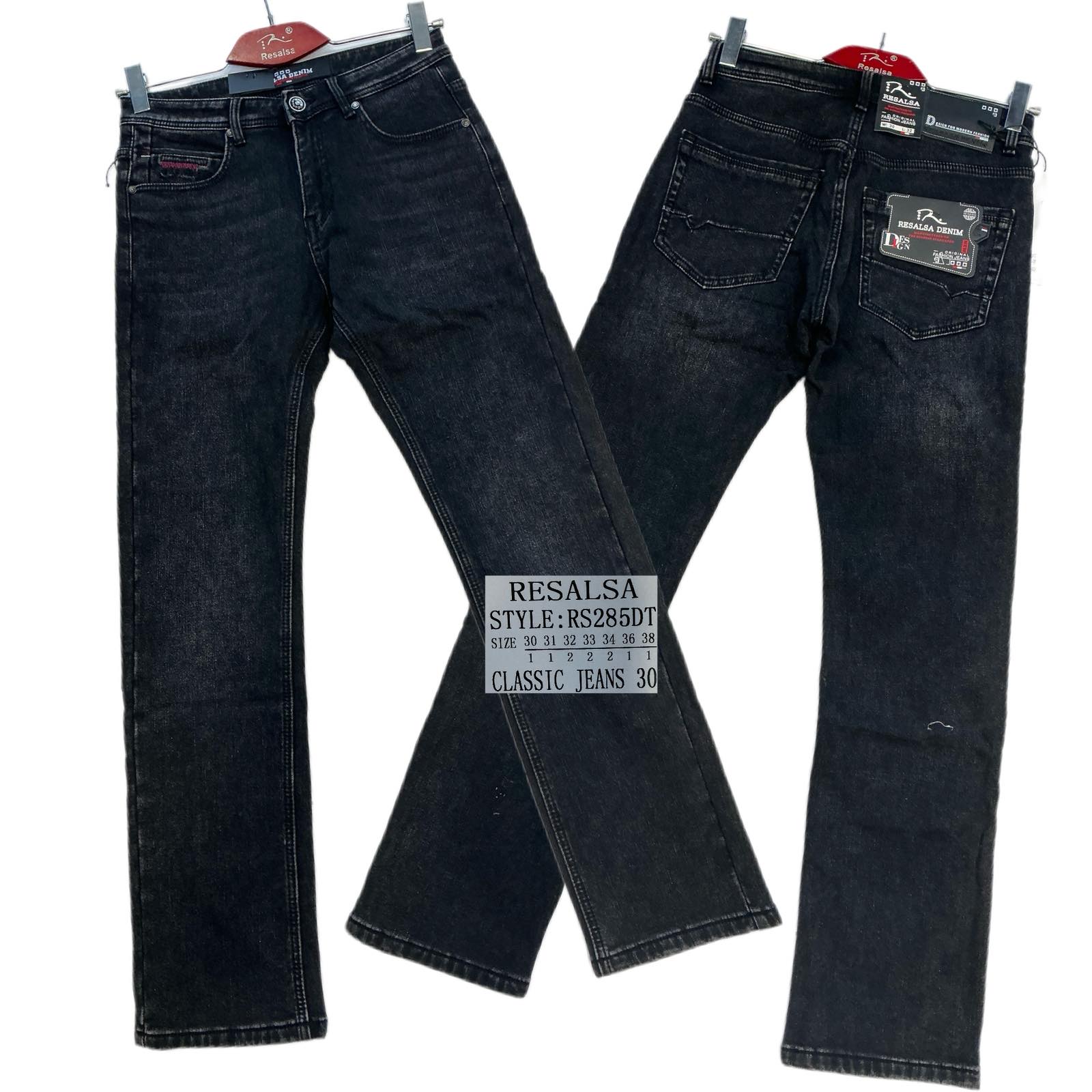 Джинсы God Baron (30-38) RS285DT black (зима)