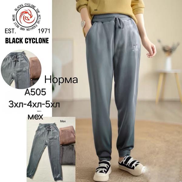 Штаны спорт Hoan (3XL-5XL) A505 mix (зима)