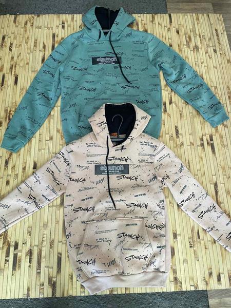 Худи Sabihina (S-2XL) SB1068 blue (зима)