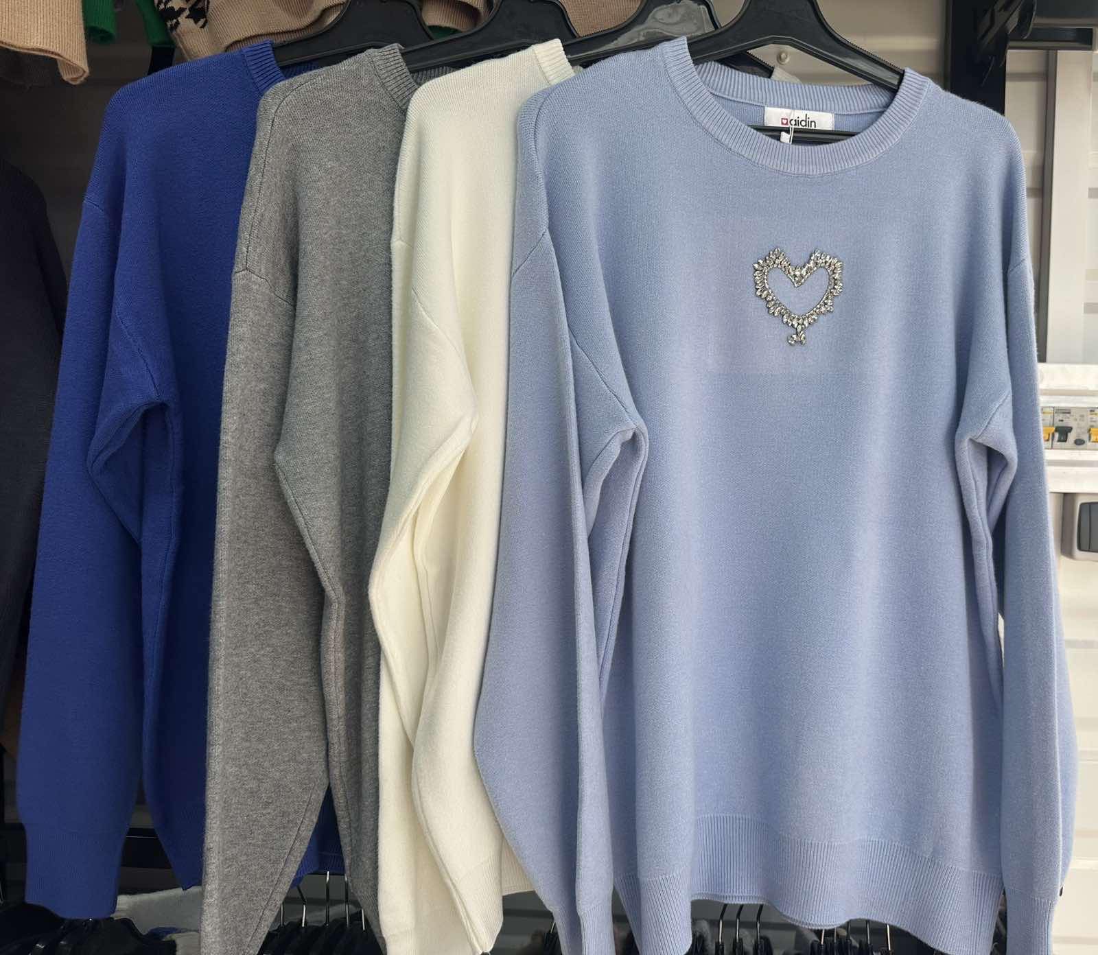 Свитер Aidin-шик шок (46-50) 7112 mix (деми)