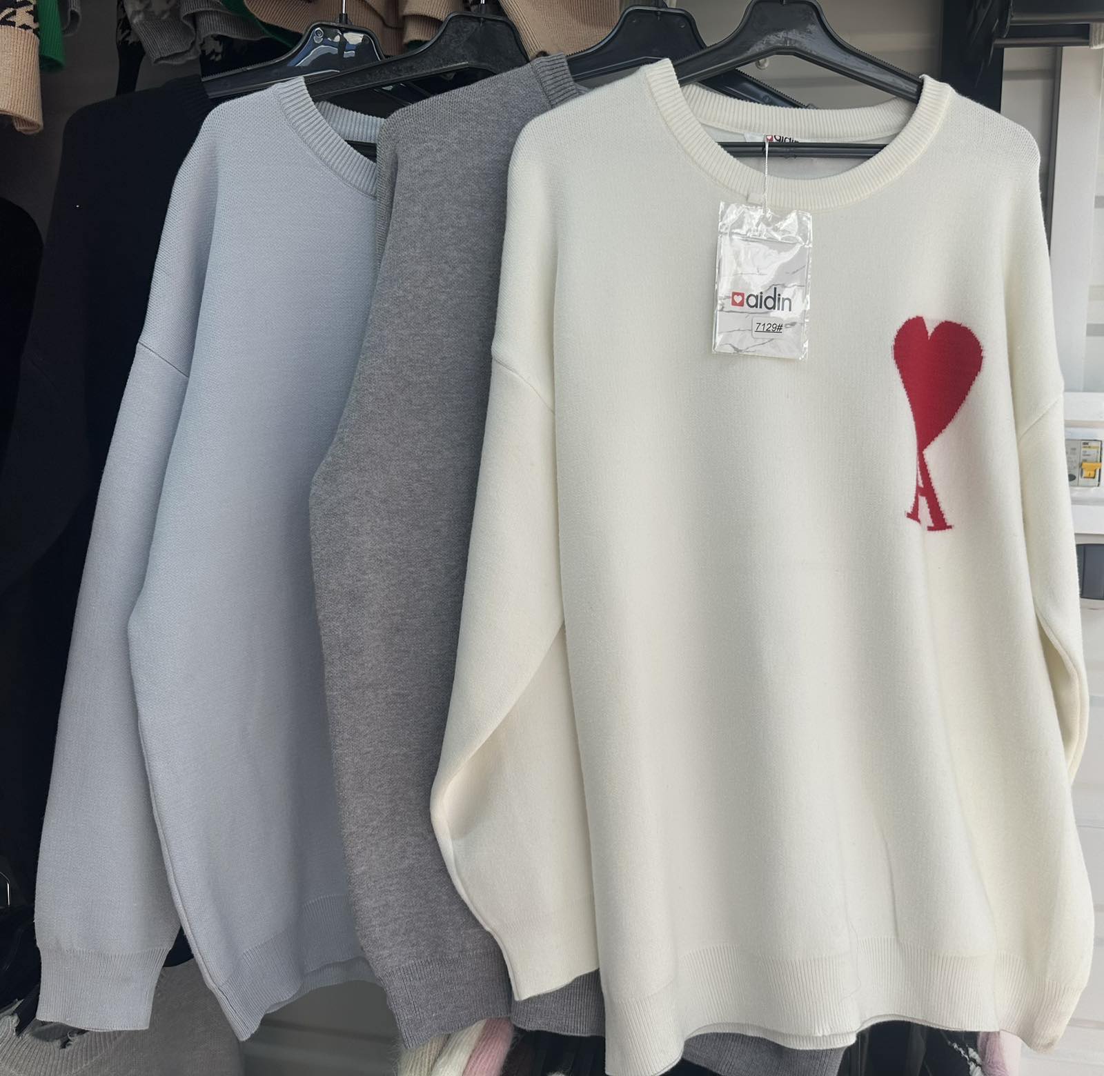 Свитер Aidin-шик шок (46-50) 7129 mix (деми)